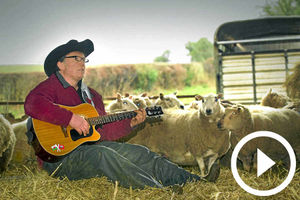 Supporting image for story: John's a hit as the singing farmer