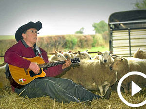 Supporting image for story: John's a hit as the singing farmer