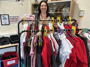 Supporting image for story: Shrewsbury school helps with cost of living crisis by providing donated uniforms for pupils