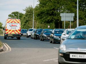 Supporting image for story: People told to stay away as queue for Telford tip hits 75 minutes