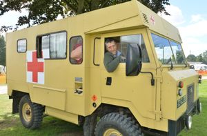 Bryn Jones from Kerry with his Forward Control 101 ambulance
