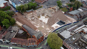 KIDDERMINSTER COPYRIGHT  TIM STURGESS EXPRESS STAR 02/05/2024   Drone shots of the former Woolworth's site on Worcester street, Kidderminster..