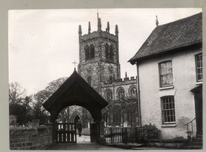 Parishioners at Eccleshall, near Stafford, raised thousands of pounds to repair storm damage to their church. Work on the tower would involve the removal of half of its pinnacles.