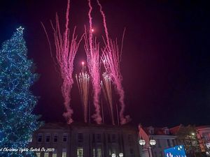 Supporting image for story: Spectacular Christmas lights switch-on lights up Stafford town centre