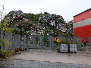 Supporting image for story: Complaints over 'slow' progress on £750k clean-up of towering pile of rubbish