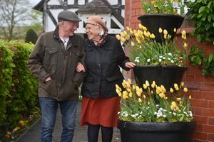Edward and Lesley Jones from Shrewsbury. Photo: Steve Leath