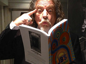 Supporting image for story: JB's book has rock legend Robert Plant all aglow