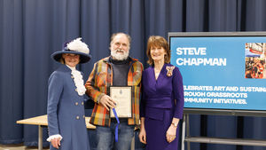 Steve Chapman was recognised at the ceremony. Picture: Katherine Anastasia