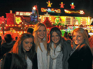 Supporting image for story: Pub lights spectacular sparks Christmas spirit