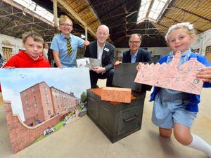 Supporting image for story: It’s Flax to the Future with time capsule at Shrewsbury site - with pictures and video
