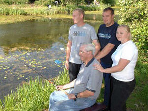 Supporting image for story: Happy anglers back at their beauty spot