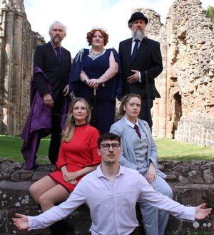 Members of the TADLOP Jesus Christ Superstar cast, including Joseph Childs as Jesus front and centre. Picture: Danny Clayton 