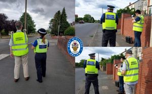 Police Offiers and residents carried out a speed watch operation in Pedmore and Wollaston