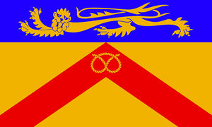 The county council's flag, which it said it will continue to use despite the poll