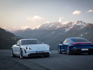 Supporting image for story: Porsche Taycan gets free software update to make it faster