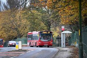 Ryecroft Cemetery and Coalpool Lane, Walsall - bus services were suspended after youths threw bricks from the cemetery at cars, buses and police cars