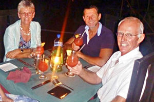 Roger Pratt, right, was killed on his yacht, as he defended his wife Margaret, left, against a gang of robbers