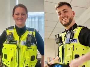 Supporting image for story: Son set to follow in mother's footsteps as police officer