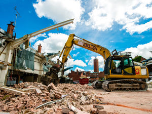Supporting image for story: Demolition starts ahead of new Shrewsbury university halls