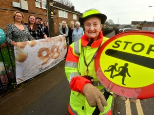 Supporting image for story: 'I'm a 90-year-old lollipop lady - still helping kids twice a week after 51 years'