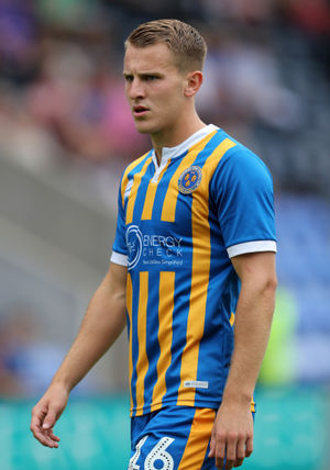 Bryn Morris of Shrewsbury Town.