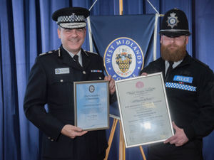Supporting image for story: West Midlands Police officer honoured for actions