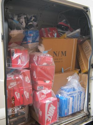 Some of the seized goods.