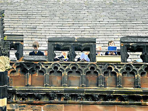 Supporting image for story: Choristers up early for Ascension Day