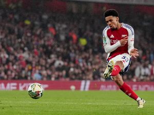 Supporting image for story: Ethan Nwaneri hungry for more goals after Arsenal scoring dream comes true