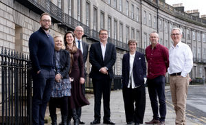 L-R: Richard Griffiths, Adrienne Mansfield-Cant, Sophie Wardell, Keith Dinsmore, Nick Moxon, Zoe Fowlie, Nick Taylor, Keith Anderson
