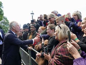 Supporting image for story: King and Prince of Wales greet mourners in queue for Queen’s lying in state