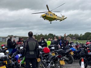 The charity works closely with air ambulances