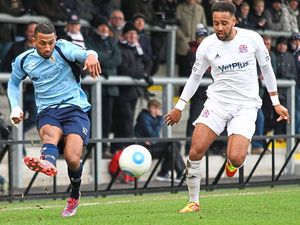 Supporting image for story: AFC Telford's Dwayne Samuels keen to sign off on a high