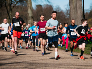 Supporting image for story: Best foot forward for runners at Shrewsbury's first Easter Dash
