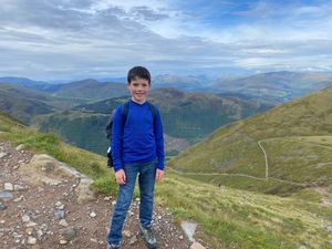 Albie Greenway, nine, is an adventurer himself