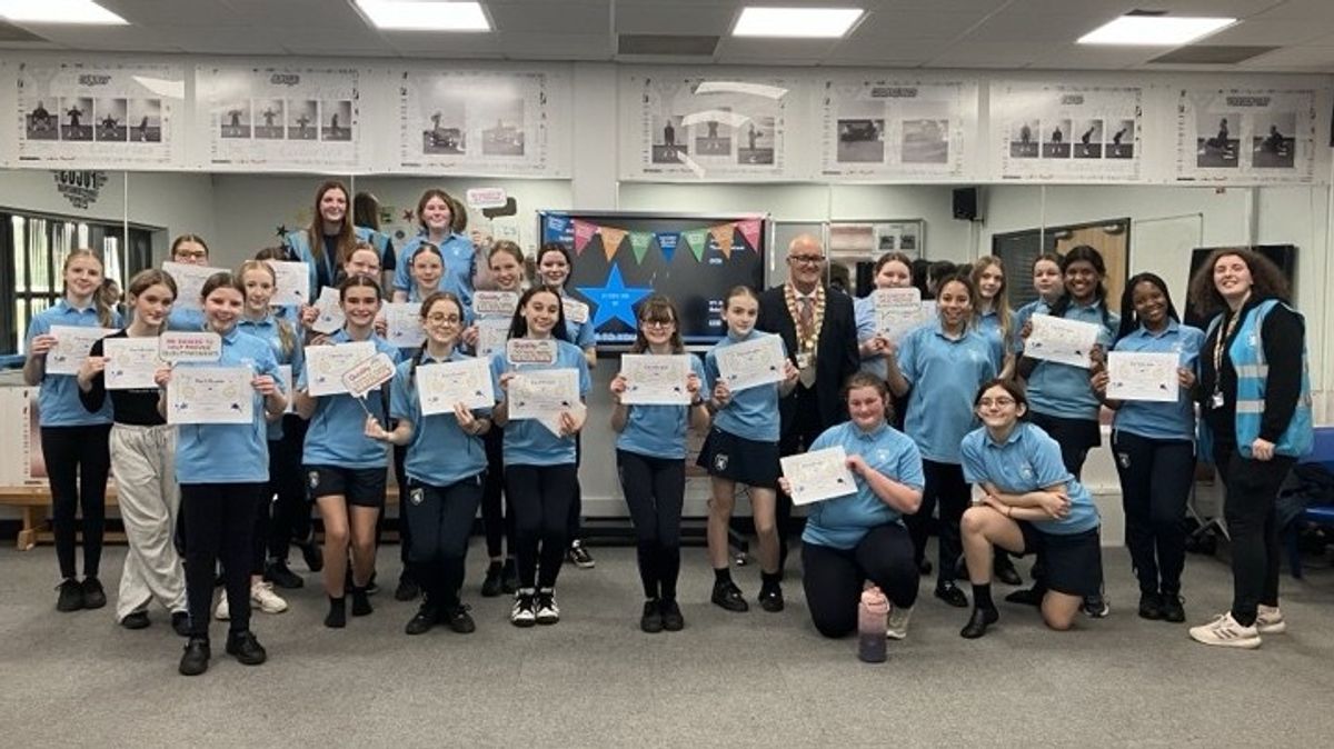 Telford school danceathon raises money for children's hospice