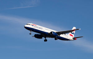 A British Airways plane. (Photo by Jaime REINA / AFP via Getty Images)