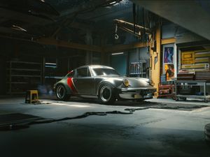 Supporting image for story: The only real car in Cyberpunk 2077 is this future-modded Porsche 911 Turbo