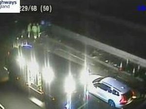 Supporting image for story: Vehicle overturns on M6 in Staffordshire causing delays