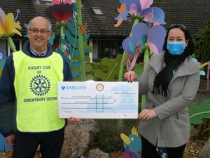 Supporting image for story: Shropshire hospice given £1,000 donation towards rebuilding of its therapy pool