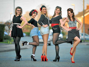 Supporting image for story: Girls go burlesque to join Pin-Ups