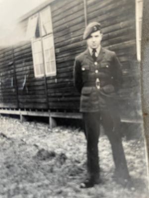 Colin in his RAF uniform