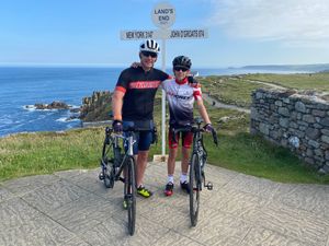 Supporting image for story: Father and son raise thousands for charity as they embark on epic cycle ride