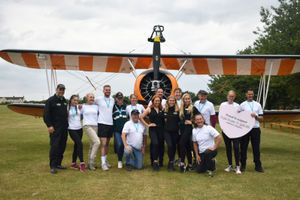 In recent years wing walkers have raised nearly £100,000 for Hope House.