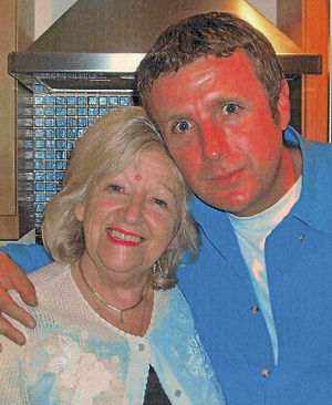 Ben Bebbington and his mother Tricia Nicholson