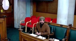 Paul Sapra at the Walsall Council Licensing sub committee meeting