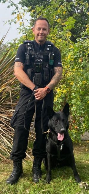 PD Snow assisted in the arrest of the man. Photo: West Midlands Police