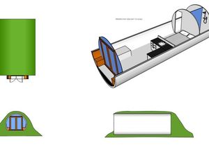 Supporting image for story: Plans for Hobbit Houses tourist accommodation near Llanrhaeadr-ym-Mochnant are approved