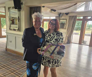 Heather and Lady Vice Captain Zara Taylor