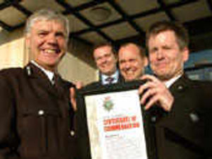 Supporting image for story: Award for grave raid officers